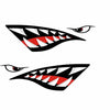Rowing Kayak Boat Shark Teeth Sticker Vinyl Decal Sticker