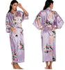 Silk Kimono Satin Robe  Plus SizeS-XXXL