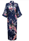 Silk Kimono Satin Robe  Plus SizeS-XXXL